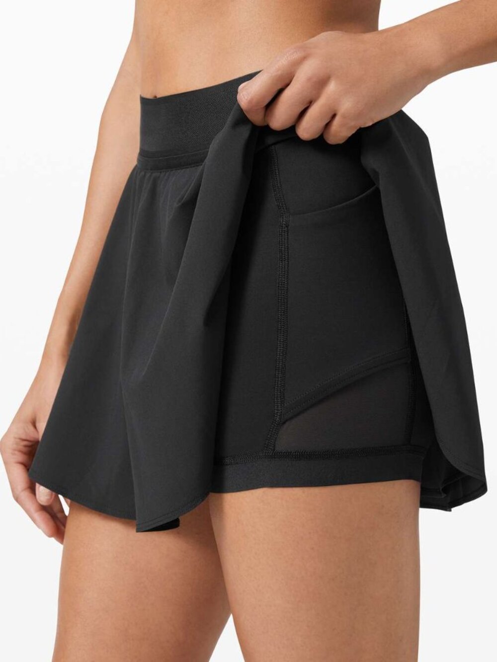 Lululemon Court Rival High-Rise Skirt size: 4 Black NWOT - Picture 4 of 9